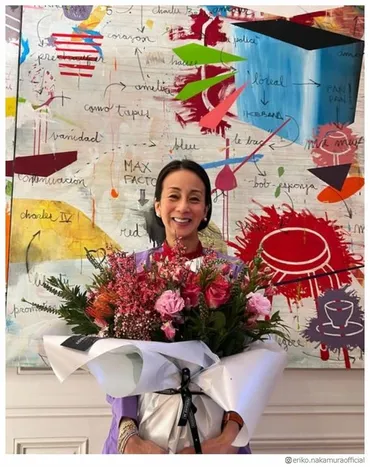 中村江里子、フランス人夫との結婚年目を報告゛子ども顔出し゛過去の再婚式ショットに「美形家族」「映画のワンシーンみたい」の声