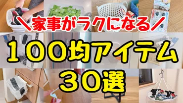 家事が楽になる!均グッズ選