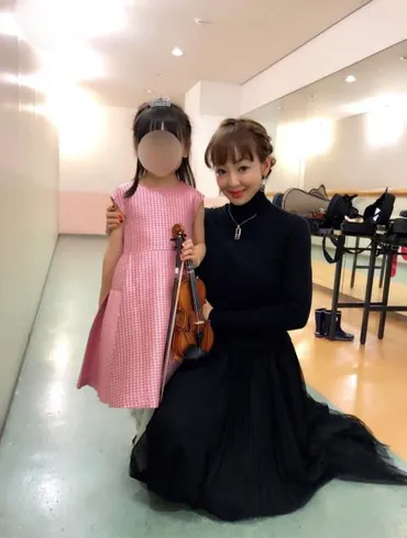 神田うの、娘がバイオリン発表会でアクシデント「小ちゃんにとって必要な経験」