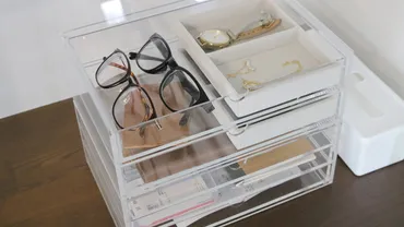 無印良品のアクリルケースを身支度セットにしたら、時間にゆとりがうまれたよ!