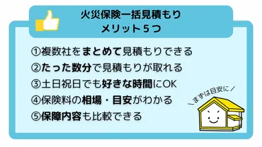 火災保険一括見積もりのデメリット