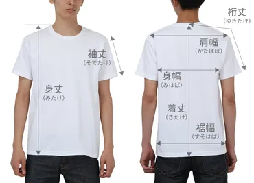 オリジナルTシャツのサイズ選びと測り方