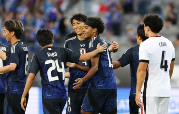 代表デビューのジャーメイン良が前半だけで４ゴール！ 日本、香港を６−１で下し、大会連覇へ快勝スタート◎Ｅ1選手権 (1/2) 
