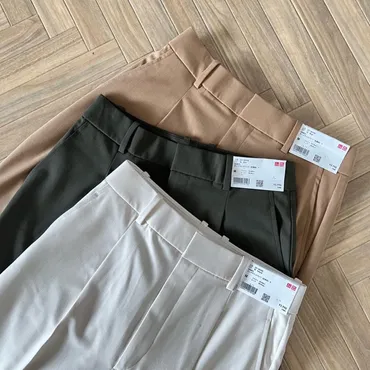 大人気UNIQLOタックワイドパンツについてご紹介します 