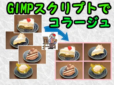 コラージュ処理をPython