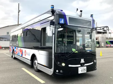 万博の一般道で国内初のレベル4自動運転バス Osaka Metro 
