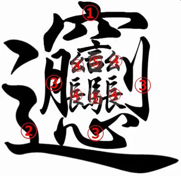 画数の多い漢字、ビャンビャン麺の「ビャン」 vs 機械印字 :: デイリーポータルZ