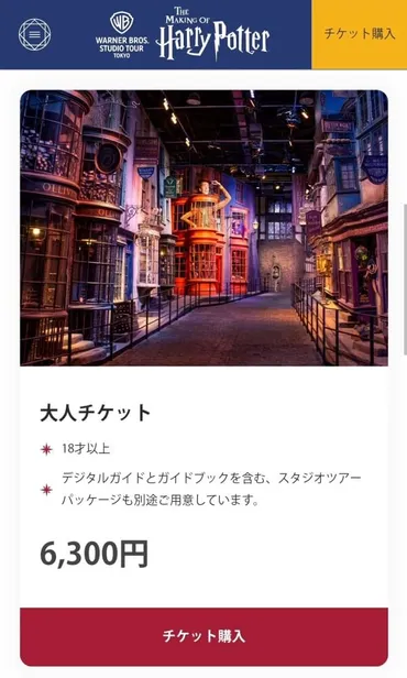 ハリー・ポッター・スタジオツアー東京」チケットを一番安く予約するコツ(としまえん跡)【2025年7月更新】