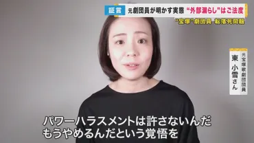 自分も加害者だから…宝塚劇団員死亡問題 元劇団員が語った゛厳しい上下関係゛ 「引き継がれるパワハラ」 
