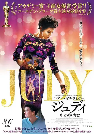 ジュディ 虹の彼方に : 作品情報・キャスト・あらすじ・動画