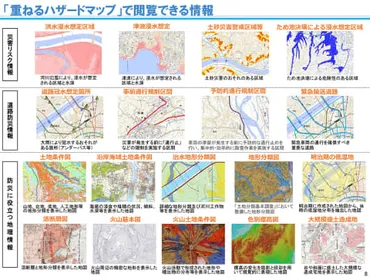 居住地域での災害リスクは? 「重ねるハザードマップ」を参考に備えを 