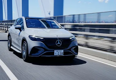 最新モデル試乗】さすがBEVメルセデス! 大柄ながら小回りが利くEQE350SUVの光る実用性