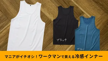 580円は神すぎる…ワークマン持続冷感「スムースアイスコットンタンクトップ」はTシャツと重ね着でおしゃれにキマる