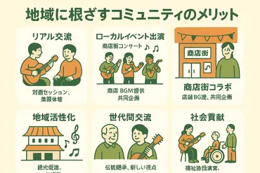 地域に根ざす音楽コミュニティのメリット 