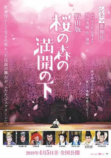 シネマ歌舞伎 野田版 桜の森の満開の下 : 作品情報・キャスト・あらすじ・動画 