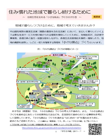 小さな拠点・地域運営組織に関する手引き・事例集 
