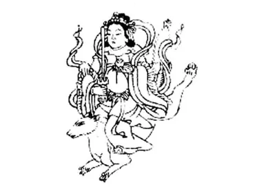 本当は恐ろしい荼枳尼天、その正体はインドの森を彷徨うジャッカルの精霊！ 