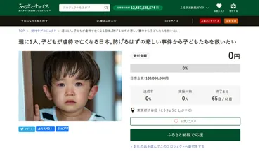 週に1人、子どもが虐待で亡くなる日本。防げるはずの悲しい事件から子どもたちを救いたい。NPOフローレンス1億円規模のクラウドファンディング開始 –  TREND NEWS CASTER