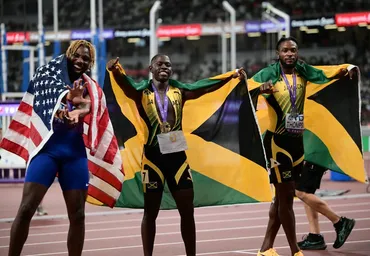 9秒86」の衝撃から34年 セビルが男子100m優勝 世界陸上 