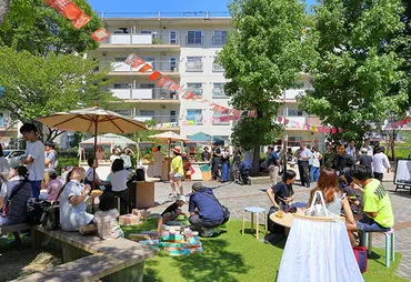 地元のこだわりの店がずらり！風そよぐ団地の庭で、のんびり楽しむガーデンマルシェ