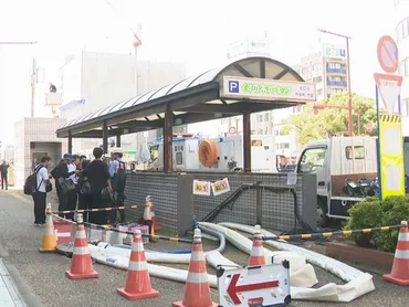 四日市市 駐車場浸水被害の全貌！記録的大雨による被害と今後の対策(？)記録的大雨がもたらした地下駐車場浸水の悲劇