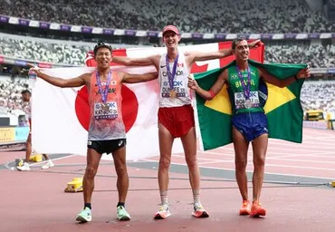 勝木隼人が銅、メダル第1号=東京大会が開幕―世界陸上