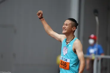 男子200m・鵜澤飛羽がケガからの復活V！ フィニッシュ後には涙「安心しかないです」／関東IC 