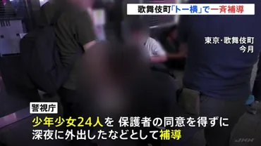 オーバードーズ目的゛か 咳止め薬60錠を所持していた女子中学生も… 新宿・歌舞伎町の「トー横」で一斉補導 警視庁 