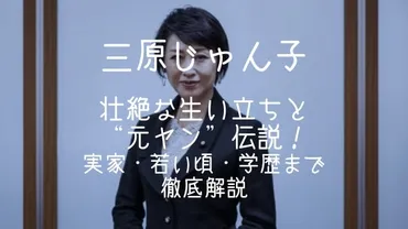 三原じゅん子議員ってどんな人？生い立ちから政治家としての活動、資産や課題まで徹底解説！元ヤンから政治家へ！三原じゅん子の波乱万丈人生