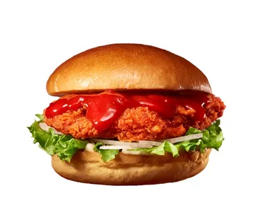 食欲を刺激するスパイシーテイスト！ロッテリア「クレイジーホット チキンフィレバーガー／ブラックリブサンド ポーク」