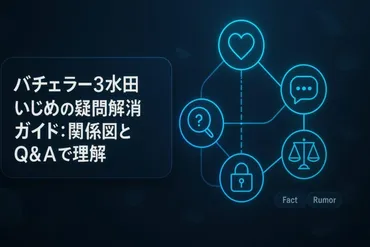 バチェラー3水田いじめの疑問解消ガイド：関係図とQ&Aで理解 