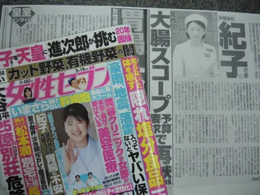 紀子さま誕生日コメントで言及された悠仁さま進学問題などの大論争と、気になる「紀子さま胃腸問題」（篠田博之） 