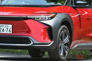 トヨタ「新型SUV」連投!? 爆イケ顔炸裂の新型「bZ4X」尼市場に投入へ！「G20サミットのクルマだ！」 