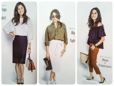 骨格タイプ別 コーディネートライン(Iライン、Aライン、Yラインを当てはめるなら)