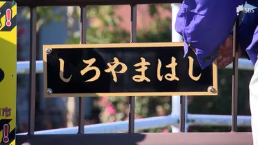真ちゅう製からプラスチック製で゛自衛策゛ 新たな「橋名板」を設置 盗難被害相次ぎ＝静岡・島田市
