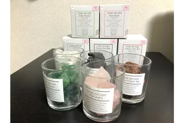 ダイソー」ストーンディフューザーはコスパ最強！ ワンコインのクオリティーに驚愕、天然石や火山岩に興奮 