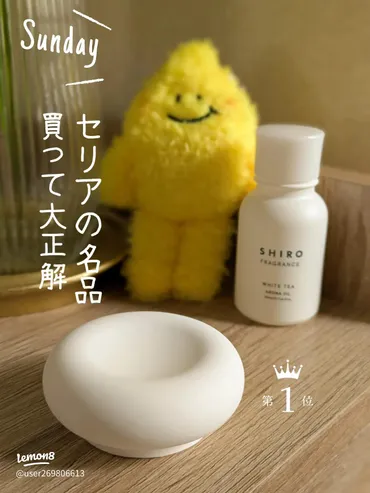 セリアのアロマストーンで癒しの空間を演出✨