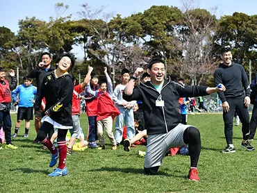 キッズスポーツキャンプin湘南、開催！井上康生と五郎丸歩が伝えたかったこと。 