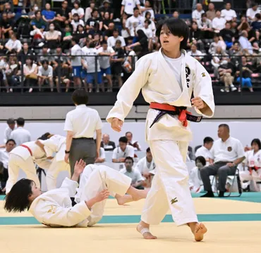 五輪金メダリスト井上康生氏の娘が金鷲旗デビュー 父譲りの内股が武器 「お父さんみたいに五輪で優勝できるように」【金鷲旗高校柔道 大会】：「おっ！」でつながる地元密着のスポーツ応援メディア 西スポWEB OTTO!