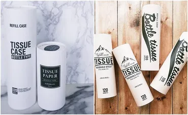 おしゃれで使いやすい☆Seriaのボトル型ティッシュケースが大人気!