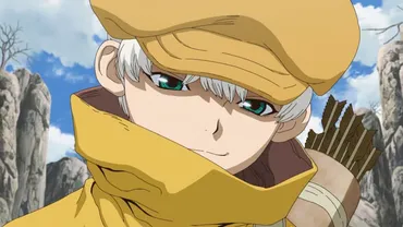 『Dr.STONE』羽京とは？ 弓の名手、聴力チートの元自衛官、不殺を貫く男の魅力とは？羽京：弓の名手、元自衛官、聴力チート