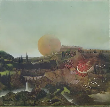 川口起美雄 Thousands are Sailing』神奈川県立近代美術館 鎌倉別館で デビュー展の出品作から最新作まで、各時期の作品が一堂に