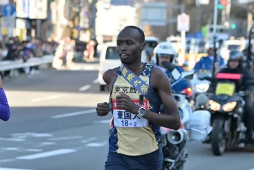 東京国際大・エティーリが2区で爆走! 1時間5分31秒の区間新「とてもうれしいです」/箱根駅伝