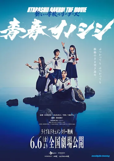 新しい学校のリーダーズ映画化決定！「青春イノシシ ATARASHII GAKKO! THE MOVIE」（動画あり / コメントあり） 