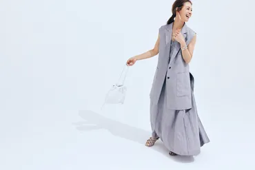 この夏、圧倒的におしゃれ見えするのはジレ＆ワンピースのセットアップ！ 