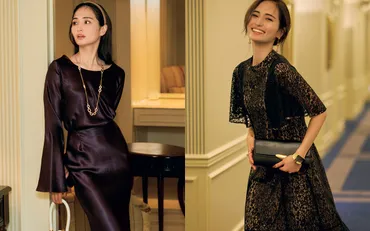 【2025年最新】ワーキングウーマンのドレスアップ特集！着こなしのコツは？働く女性のドレスアップスタイル、ドラマ衣装、黒のドレス、BEAMS SALONのリブランディング