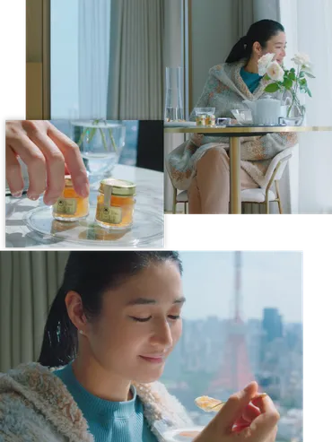 小雪の美しさを内外から支える、「BI