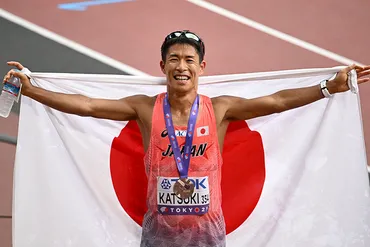 勝木隼人が世界陸上銅メダル！競歩界のニュースター誕生？東京世界陸上35km競歩銅メダリスト、勝木隼人の快挙