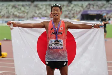 日本代表男子最年長35km競歩・勝木隼人が銅メダル! 「最高の形でレースを終えられた」/東京世界陸上