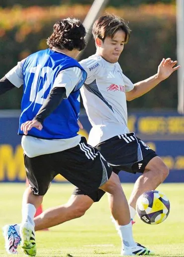 サッカー日本代表全27選手が練習 久保、アギーレ監督に「『いい選手になったよ』というのは見せられたら」メキシコ戦雪辱期す/サッカー/デイリースポーツ online